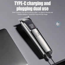 Load image into Gallery viewer, Mens IPX6 Waterproof Body Electric Shaver Beard Trimmer Nose Hair Shaver 6 in 1 Grooming Kit Clipper Bald Machine