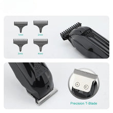 Load image into Gallery viewer, Hair Trimmer Professional Hair Clipper Electric T-Blade Hair Cutting Machine 0mm LED Display Barber Trimmer for Men