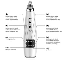 Load image into Gallery viewer, Blackhead Remover Vacuum Deep Nose Cleaner T Zone Pore Acne Pimple Removal Electric Facial Pore Cleaner Beauty Clean Skin Tool