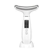 Load image into Gallery viewer, Ice Compress Neck Facial Massager LED Photon Skin Care EMS Face Lifting Firming Wrinkle Removing Whitening Eye Beauty Device