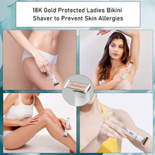 Load image into Gallery viewer, Upgraded 5 in 1 Electric Shaver for Women Painless Eyebrow Razor Bikini Trimmer Cordless Womens Body Shaver Facial Hair Remover