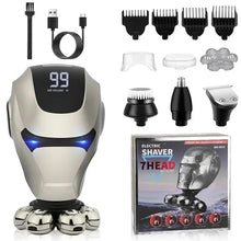Load image into Gallery viewer, Men's Electric Razor Multi-function Electric Shaver Bald Hair Mechanism Trimmer for Men