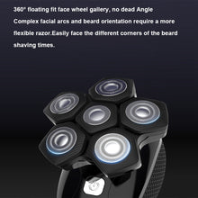 Load image into Gallery viewer, Electric Shaver for Men Beard Hair Trimmer LCD Display Electric Razor 6D Floating Blade Heads Electric Nose Hair Trimmer