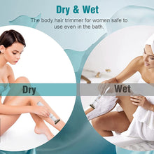 Load image into Gallery viewer, Upgraded 5 in 1 Electric Shaver for Women Painless Eyebrow Razor Bikini Trimmer Cordless Womens Body Shaver Facial Hair Remover