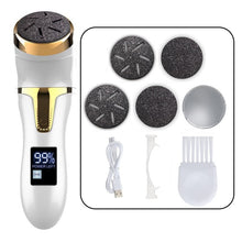 Load image into Gallery viewer, Rechargeable Electric Foot Rasp Electric Pedicure Foot Sander IPX7 Waterproof 2 Speeds to Eliminate Feet Dead Skin and Calluses