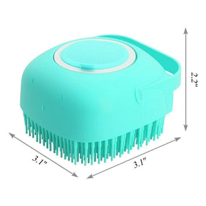 Silicond Bath Body Brush Shower Scrubber With Dispenser Soft Massager For Baby Children and Pet