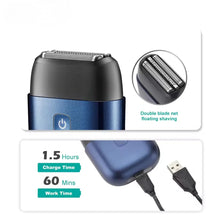 Load image into Gallery viewer, Hair Trimmer Professional Waterproof Travel Mini Beard Trimmer IPX7 Portable Reciprocating Foil Trimmer for Men