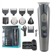 Load image into Gallery viewer, Hair Trimmer Cordless Hair Cutting Machine Electric Haircut Professional Hair Clipper Digital Display Trimmer for Men