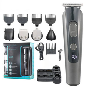 Hair Trimmer Cordless Hair Cutting Machine Electric Haircut Professional Hair Clipper Digital Display Trimmer for Men