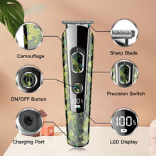 Load image into Gallery viewer, Hair Clipper Hair Cutting Machine Hair Trimmer Cordless USB Barber Cordless Professional Haircut Machine Barber Razor