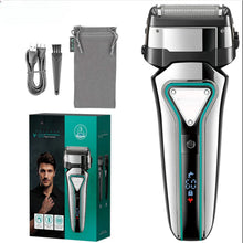 Load image into Gallery viewer, Electric Shaver Professional Razor Waterproof Beard Trimmer  Floating Shaving Rechargeable Electric for Men