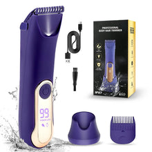 Load image into Gallery viewer, Electric Groin &amp; Body Hair Trimmer Full Body Waterproof Hair Clipper Private Pubic Hair and Leg Hair Scissor ﻿