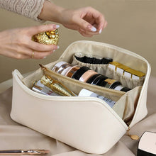 Load image into Gallery viewer, Large Capacity PU Pillow Tote Makeup Bag For Woman Travel Cosmetics Toilet Storage Organizer Pouch Portable Women's Cosmetic Bag