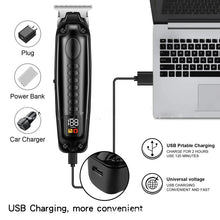Load image into Gallery viewer, Beard Hair Trimmer For Men Electric Hair Clipper Cordless Professional Haircut Machine Rechargeable