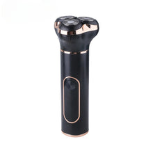 Load image into Gallery viewer, Electric Shaver Rechargeable Wet Dry Use Razor IPX7 Waterproof Mini Shaving Machine for Men 3D Rotary Sharp Blade