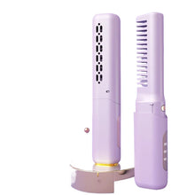 Load image into Gallery viewer, Cordless Compact Hair Straightening Brush Automatic Power Off Protection Portable A Smooth Comb Not Harmful To Hair Anti-scald