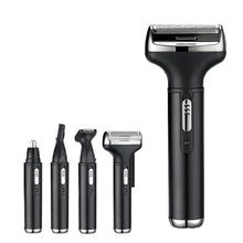 Load image into Gallery viewer, Electric Shaver Razor Cordless Beard Trimmer for Men 4 in 1 Ear and Nose Hair Trimmer Clipper Professional Body Grooming Kit