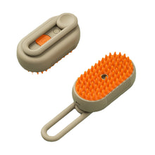 Load image into Gallery viewer, Steamy Cat Brush 3 in 1 Electric Anti-splashing Cat Brush with Steam Spray for Massage Pet Grooming Comb Hair Removal Combs