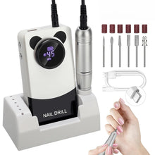 Load image into Gallery viewer, 45000RPM Nail Drill Machine Portable Nail Polish Gel Sander Electric Professional Nail Lathe With HD LCD Display Manicure Care