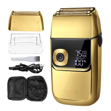 Load image into Gallery viewer, Double Foil Professional Electric Shaver for Razors Head for Bald Barber Supplies Hair &amp; Beard Trimmer Cordless