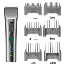 Load image into Gallery viewer, Professional Hair Trimmer Men&#39;s Electric Beard Hair Clipper Adjustable Hair Cutting 5 Motor Speed Rechargeable