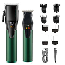 Load image into Gallery viewer, Professional Combo Kits Hair Clipper Electric Hair Trimmer For Men Rechargeable Cordless Haircut Machine Lithium Ion