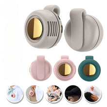 Load image into Gallery viewer, Small Whirlwind Fan Portable Mini Clip Fan Handheld Cute Sports Outdoor Bodypack Fan Summer USB Charging Silent Pocket Fan