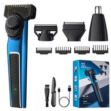 Load image into Gallery viewer, 4 in 1 Multi-functional Men&#39;s Electric Shaver Nose Hair Trimmer Oil Head Carving Hair Clipper Hair Cutting Machine