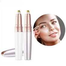 Load image into Gallery viewer, Electric Eyebrow Trimmer USB Charging Hair Removal Razor Portable Facial Hair Shaver with LED Light for Women Eyebrow Repairing