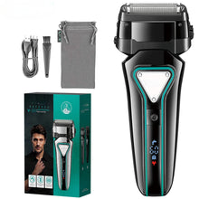 Load image into Gallery viewer, Electric Shaver Professional Razor Waterproof Beard Trimmer  Floating Shaving Rechargeable Electric for Men