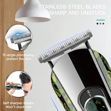 Load image into Gallery viewer, Hair Clipper Hair Cutting Machine Hair Trimmer Cordless USB Barber Cordless Professional Haircut Machine Barber Razor