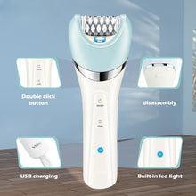 Load image into Gallery viewer, Hair Epilator Electric Lady Shaver Underarms Leg Body Hair Removal Tool Bikini Epilator Portable Epilator for Women