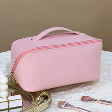 Load image into Gallery viewer, Large Capacity PU Pillow Tote Makeup Bag For Woman Travel Cosmetics Toilet Storage Organizer Pouch Portable Women's Cosmetic Bag