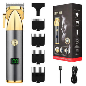 Professional Hair Clipper Wireless Rechargeable Hair Trimmer for Beard Mustache Body Under Arms Precision Hair Cutting Machine