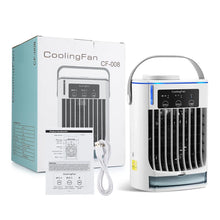 Load image into Gallery viewer, Portable Air Conditioner Mini Fan Cooler Air Cooler USB Air Conditioning 3 Gear Speed Air Cooling Fan Humidifier for Home Office