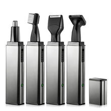 Load image into Gallery viewer, Rechargeable 4in1 Nose Ear Hair Trimmer For Men Electric Beard Stubble Eyebrow Trimmer For Nose Ear Groomer Kit