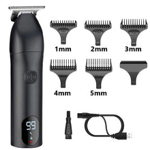Load image into Gallery viewer, Ceramic Blade Electric Hair Clipper Men Barber Beard Trimmer Rechargeable Hair Cutting Machine for Men Low Noise Adult Hair Cut
