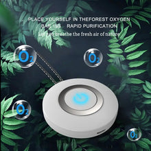 Load image into Gallery viewer, Mini Portable Wearable Anion Air purifier Car Air purifier