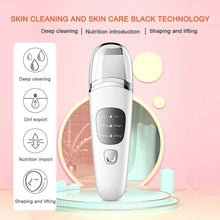 Load image into Gallery viewer, Ultrasonic Skin Scrubber Deep Face Cleaning Vibration Blackhead Remover Peeling Shovel Clean Pore Reduce Wrinkles Beauty Device