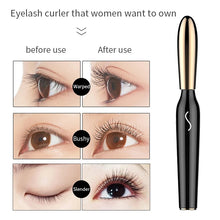 Load image into Gallery viewer, USB Rechargeable Portable Electric Eyelash Curler Heated Eyelash Curler Electric Eyelash Curler Device