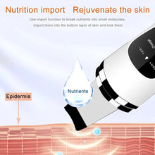 Load image into Gallery viewer, Ultrasonic Skin Scrubber Deep Face Cleaning Vibration Blackhead Remover Peeling Shovel Clean Pore Reduce Wrinkles Beauty Device