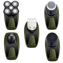 Load image into Gallery viewer, 5in1 Grooming Kit Electric Shaver For Men Wet Dry Bald Head Shaving Machine For Men Beard Trimmer Electric Razor Rechargeable