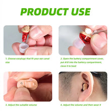 Load image into Gallery viewer, Invisible Hearing Aids for Deafness Sound Amplifiers Wireless Headphones Audio Amplifier Speaker