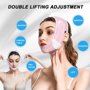 V Face Shaper Facial Slimming Bandage Relaxation Lift Up Belt Shape Lift Reduce Double Chin Face Thining Band Massage Belt