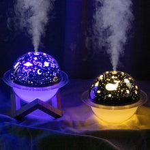 Load image into Gallery viewer, Desktop Air Humidifier High Fog Volume USB Ultrasonic Mist Atomizer Ocean/Christmas/Starry Sky Theme Best Gifts Mute Humidifier