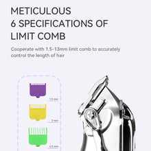Load image into Gallery viewer, Professional Barber Electric Metal Housing Hair Clipper Rechargeable Hair Trimmer For Men Beard Hair Cutter Machine