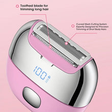 Load image into Gallery viewer, Electric Bikini Trimmer Painless Shaver for Face Legs Underarm Waterproof Portable Women Epilator Lady Shaver for Intimate Areas