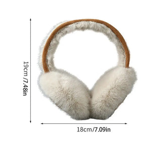 Plush Earmuffs Soft Ear Cap Thicken Foldable Ear Cover Folding Keep Warmer Winter Earmuffs Female