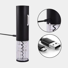 Load image into Gallery viewer, Electric Bottle Opener Automatic Red Wine Bottle Opener Rechargeable Kitchen Accessories With USB Charging Cable Suit for Home