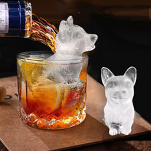 Load image into Gallery viewer, Silicond Ice Cube Whiskey Ice Ice Large Ice Cube Corgi Pet Dog Silicond Ice Cube Holder Cool Wine Bag